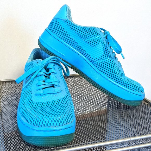 EUC Nike Women's Air Force 1 Low Breathe Mesh Sneakers - Picture 8 of 11